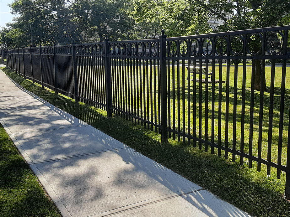 Ornamental steel fence contractor in Cranberry Township