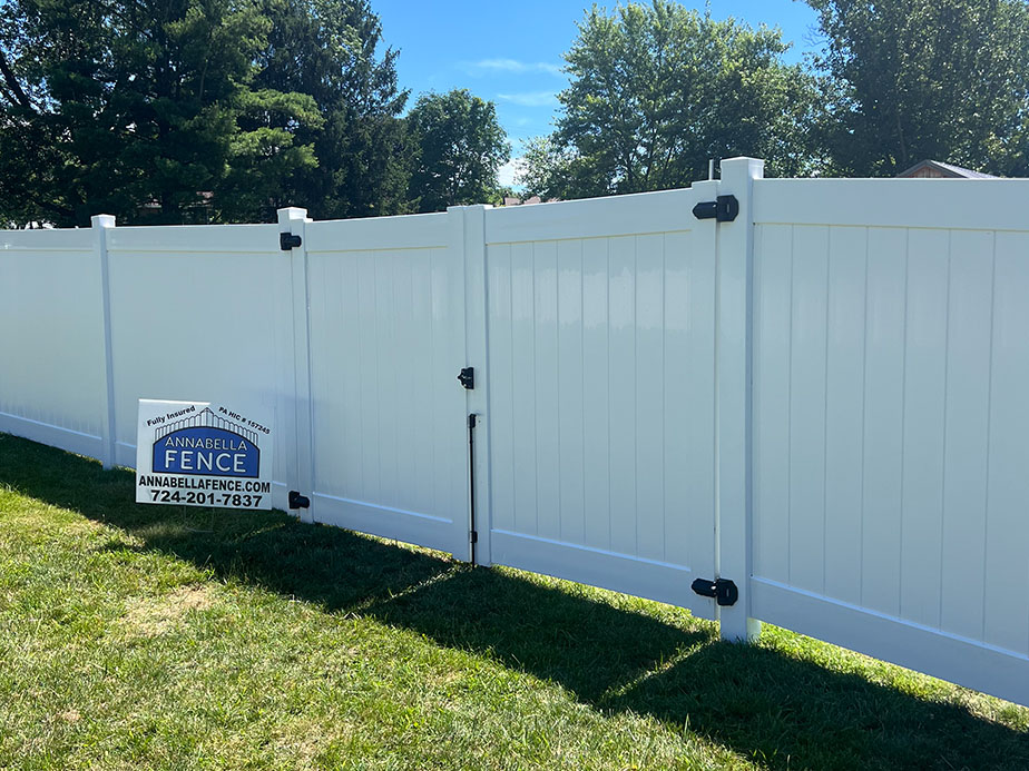 Vinyl fence contractor in Cranberry Township