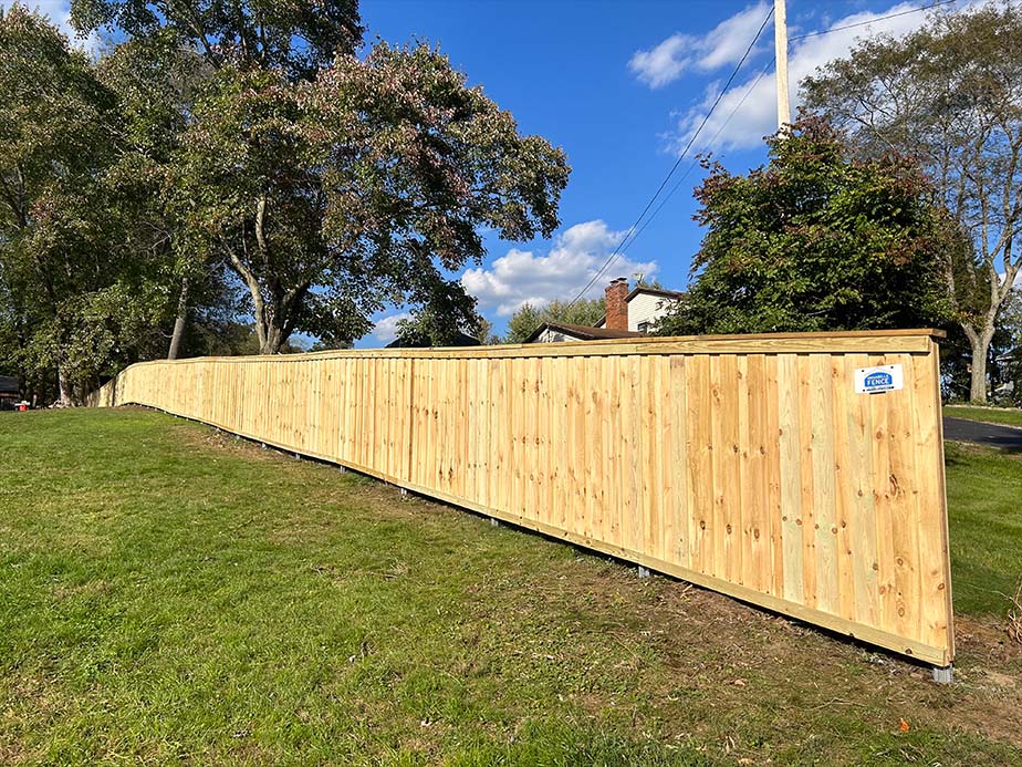 Mars Pennsylvania wood privacy fencing